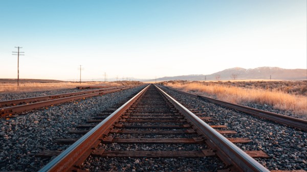 Railway Distance Horizon Wallpaper