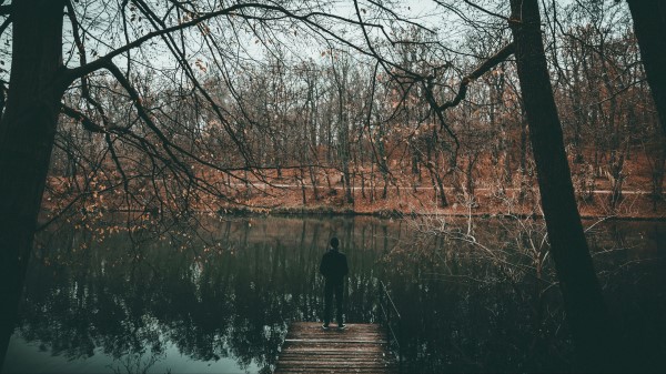 River Loneliness Solitude Wallpaper