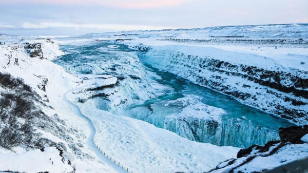 River Waterfall Ice Wallpaper