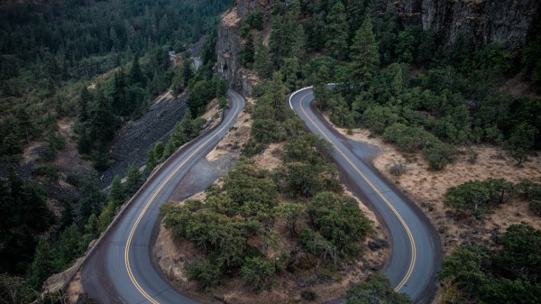 Road Asphalt Top View Wallpaper
