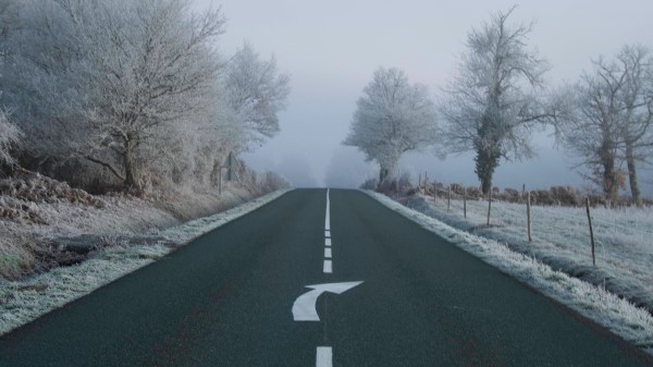 Road Fog Asphalt Image Wallpaper