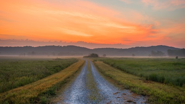Road Hills Distance Wallpaper
