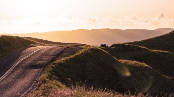 Road Hilly Relief Wallpaper