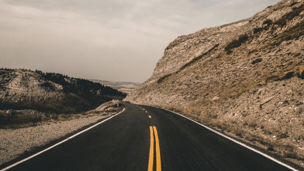 Road Marking Highway Wallpaper