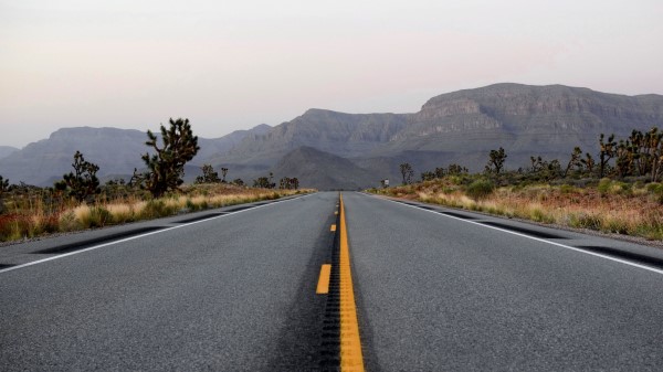 Road Marking Movement Asphalt Wallpaper