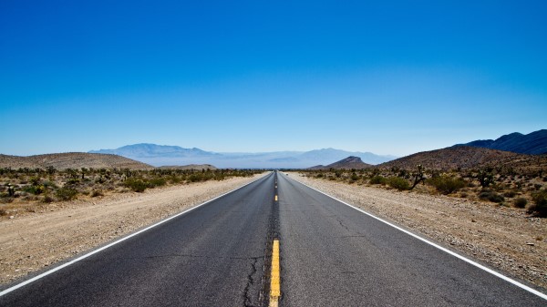 Road Marking Perspective Wallpaper