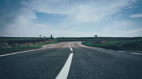 Road Marking Sky Wallpaper