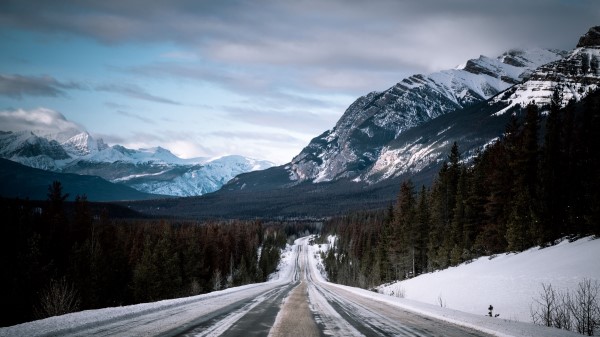 Road Mountains Slope Wallpaper