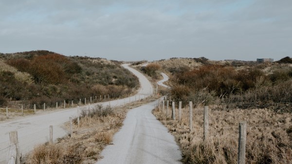 Road Winding Hills Wallpaper