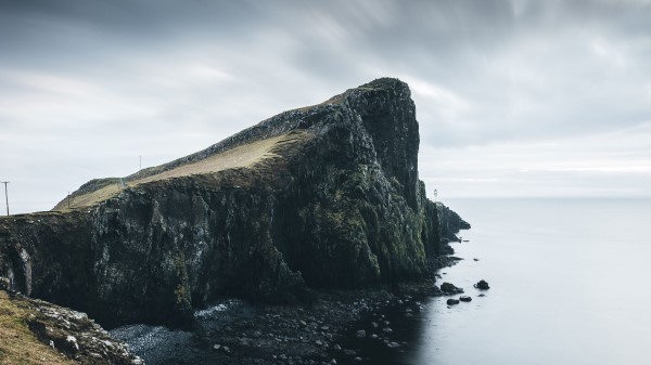 Rock Cliff Sea Wallpaper