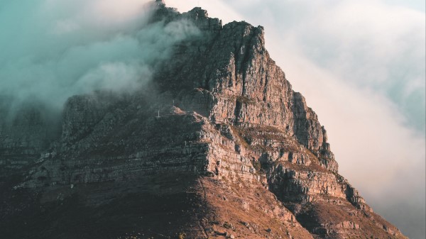 Rock Peak Cloud Wallpaper