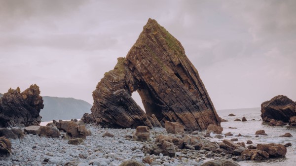 Rock Stones Shore Wallpaper