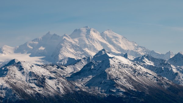 Rocks Mountains Snow Image Wallpaper