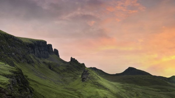Rocks Road Grass Wallpaper
