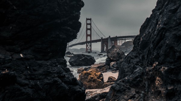 Rocks Stones Bridge Wallpaper