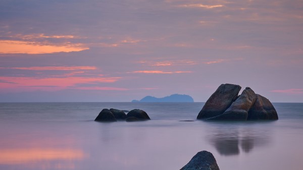 Rocks Stones Sea F Wallpaper