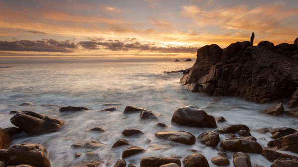 Rocks Stones Surf Image Wallpaper