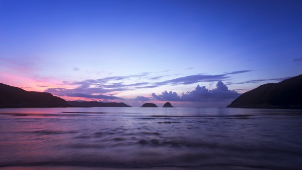 Sea Dusk Evening Wallpaper
