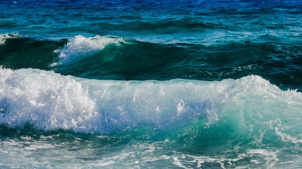 Sea Foam Surf Image Wallpaper