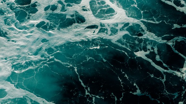 Sea Foam Water Wallpaper