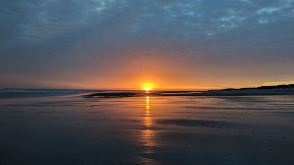 Sea Horizon Dawn Wallpaper