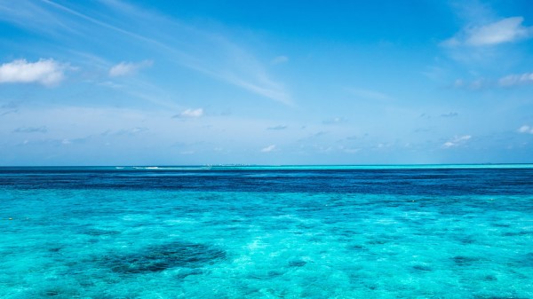 Sea Horizon Sky Gg Wallpaper