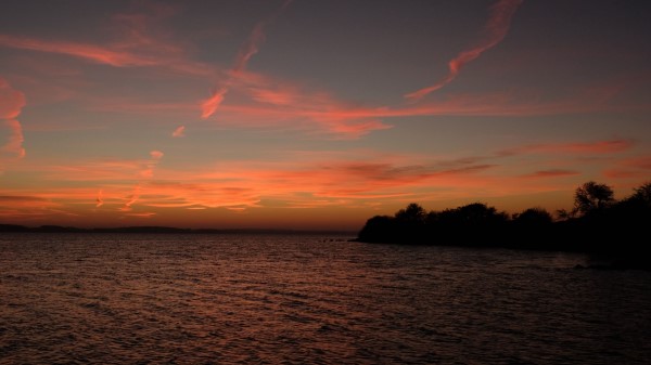 Sea Horizon Sunset Efe Wallpaper