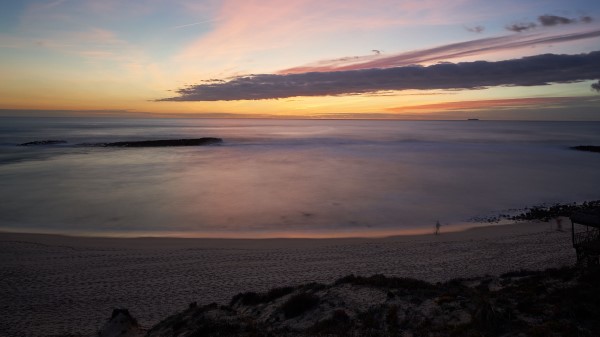 Sea Horizon Sunset H Wallpaper