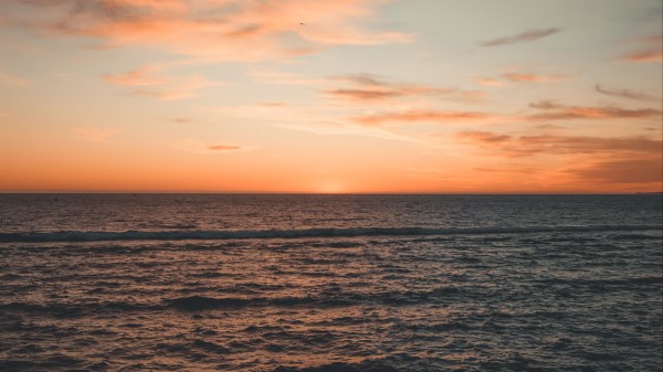Sea Horizon Waves Image Wallpaper