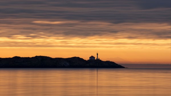 Sea Lighthouse Sunset Wallpaper