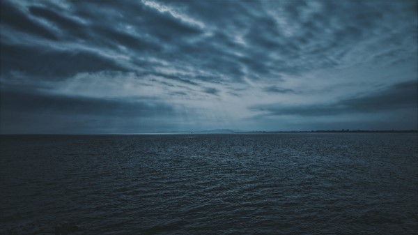 Sea Ripples Twilight Wallpaper