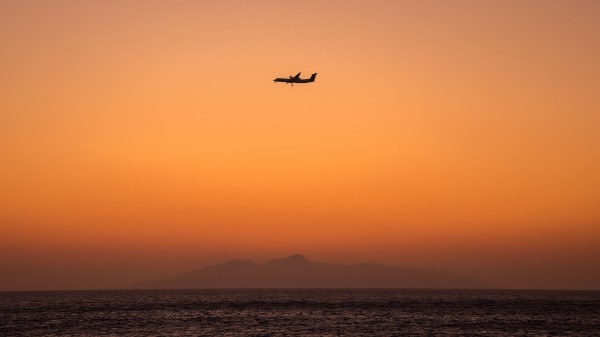 Sea Sky Plane Wallpaper