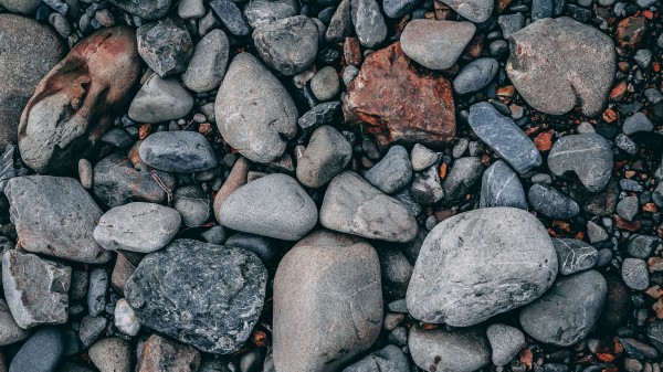 Sea Stones Shapes Smooth Wallpaper