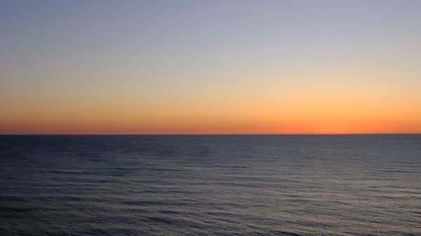 Sea Sunset Horizon G wallpaper