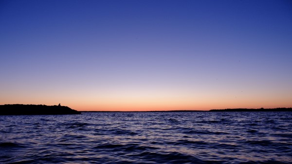 Sea Sunset Loneliness Wallpaper