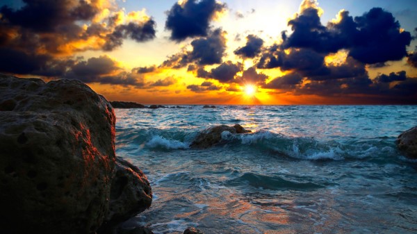 Sea Sunset Wallpaper
