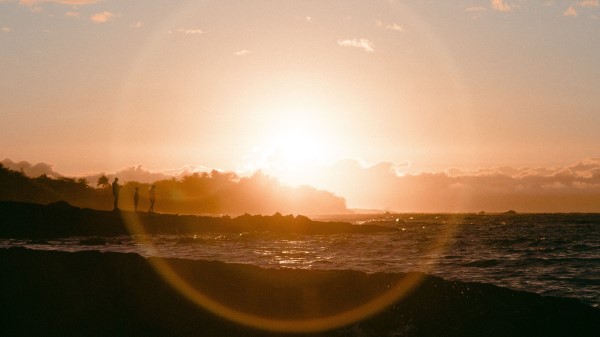 Sea Sunset Sun Image Wallpaper