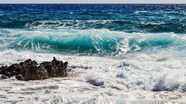 Sea Surf Foam Shore Wallpaper