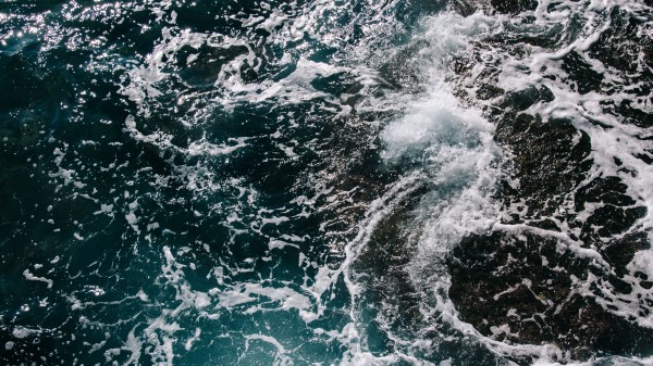 Sea Surf Foam Waves Wallpaper