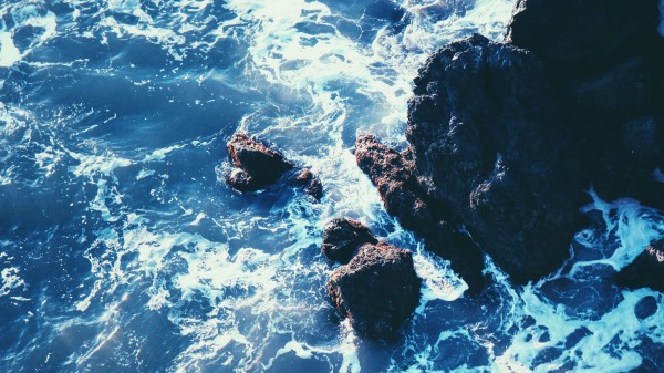 Sea Surf Reefs Rocks Wallpaper