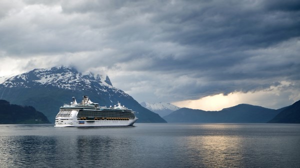 Ship Sea Fog Wallpaper