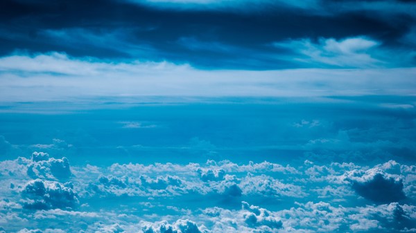 Sky Clouds Blue Wallpaper