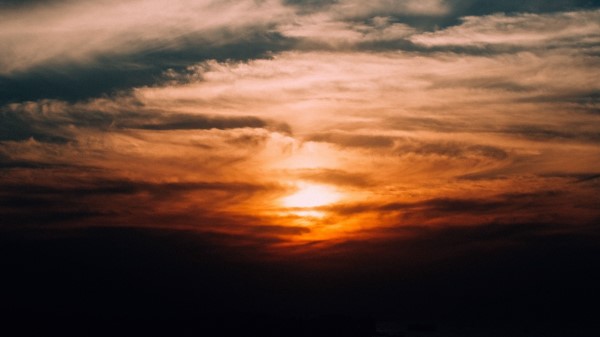 Sky Clouds Cloudy Sunset Wallpaper