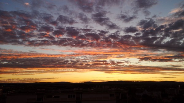 Sky Clouds Sunset C Wallpaper