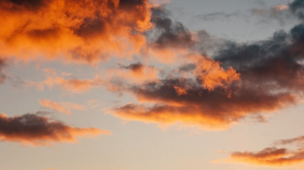 Sky Clouds Sunset Hh Wallpaper