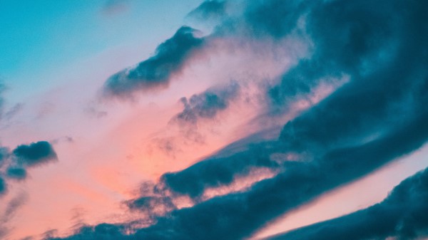 Sky Clouds Sunset Image Wallpaper