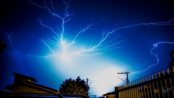 Sky Lightning Cloudy Wallpaper