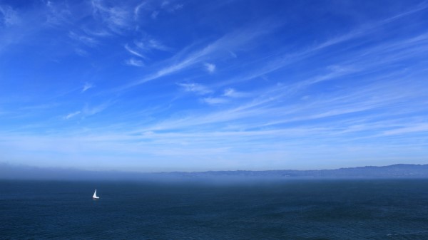Sky Sea Horizon Boat Wallpaper