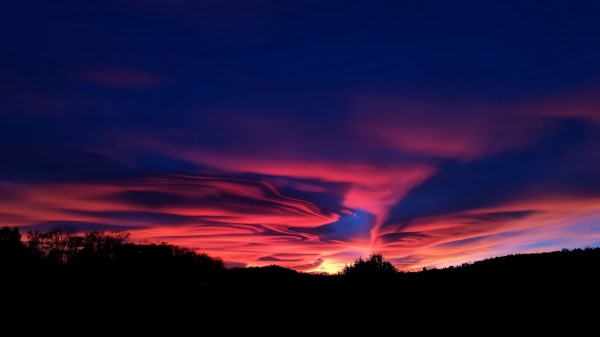 Sky Sunset Clouds G Wallpaper