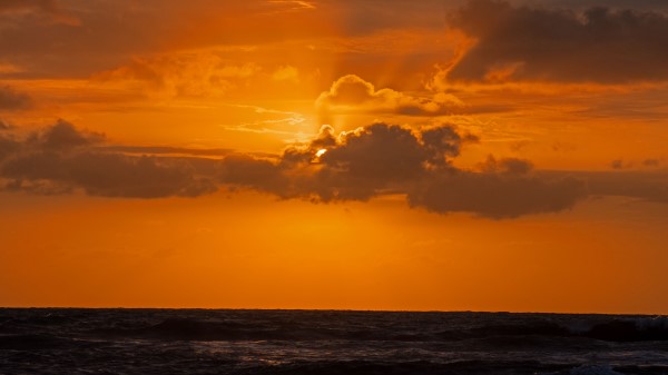 Sky Sunset Clouds H Wallpaper